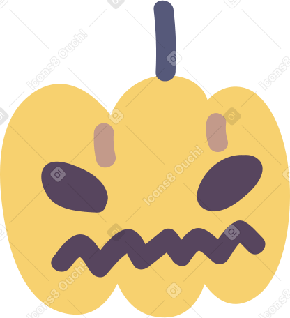 pumpkin for halloween Illustration in PNG, SVG