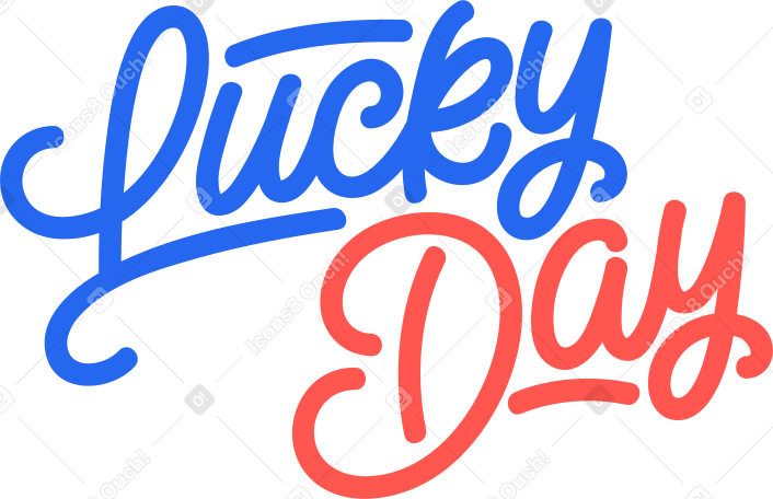 lucky day Illustration in PNG, SVG