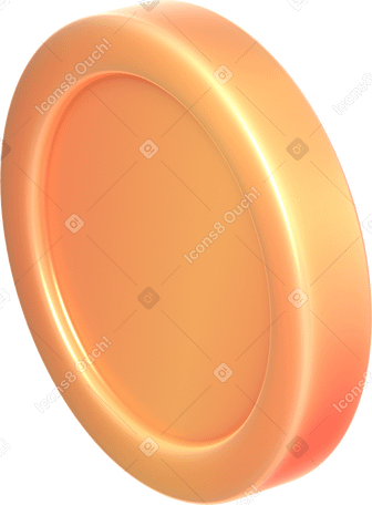 3D coin PNG, SVG