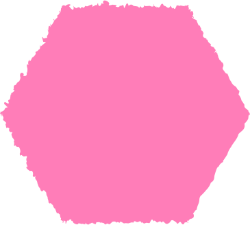 Hexagon pink PNG, SVG