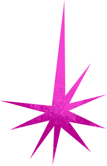 pink decorative star PNG, SVG