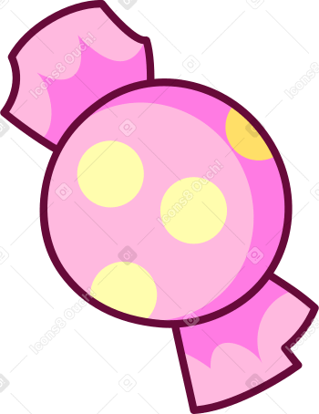 caramelo rosa PNG, SVG