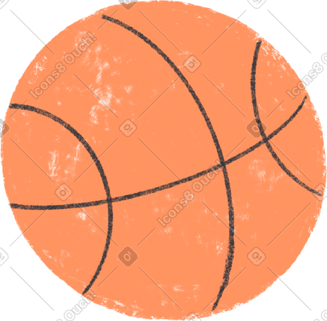 orange basketball PNG, SVG