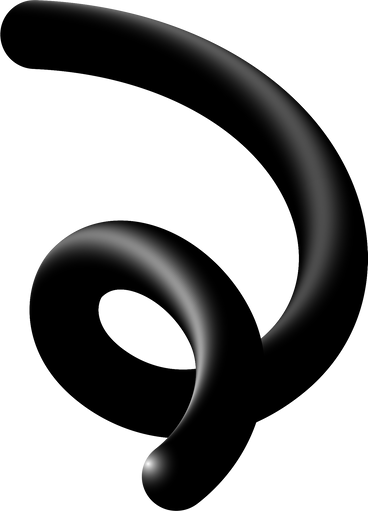 black spiral PNG, SVG