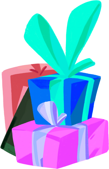 Gift boxes PNG, SVG