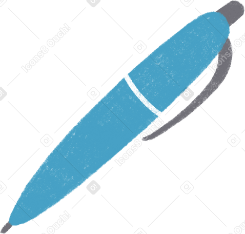 blue pen в PNG, SVG