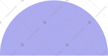 Purple semicircle PNG, SVG