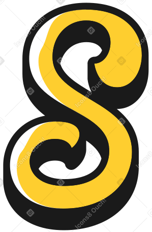 uppercase letter s PNG, SVG