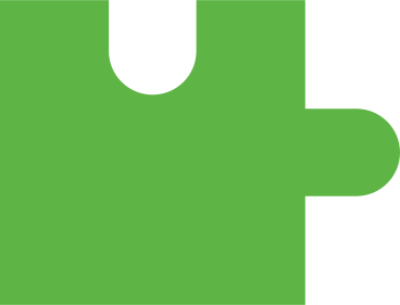 Green puzzle piece в PNG, SVG