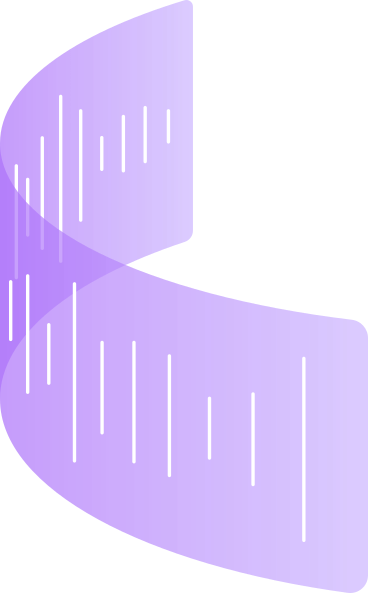 curved audio message in purple window PNG, SVG