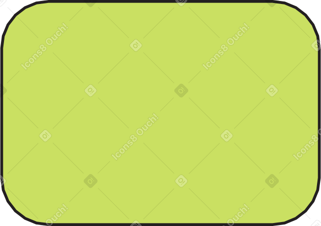 Rectángulo verde PNG, SVG