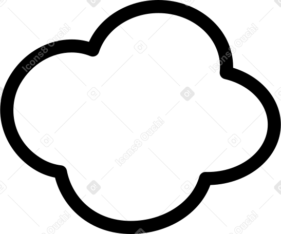 fluffy white cloud Illustration in PNG, SVG