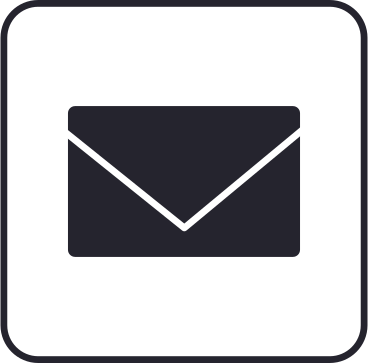 black square mail icon PNG, SVG