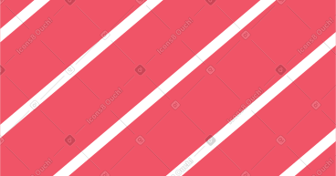 Red gift with white stripes PNG, SVG