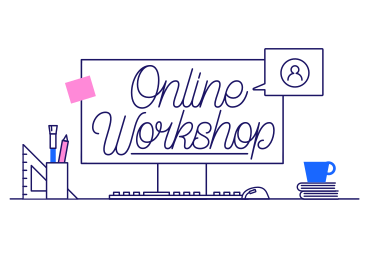 Lettering Online Workshop with computer PNG, SVG