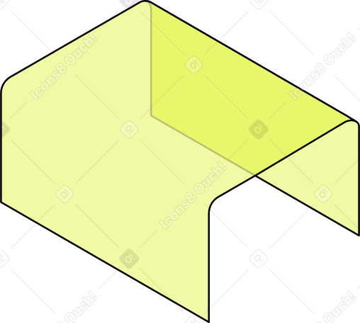 Mesa de centro de cristal PNG, SVG