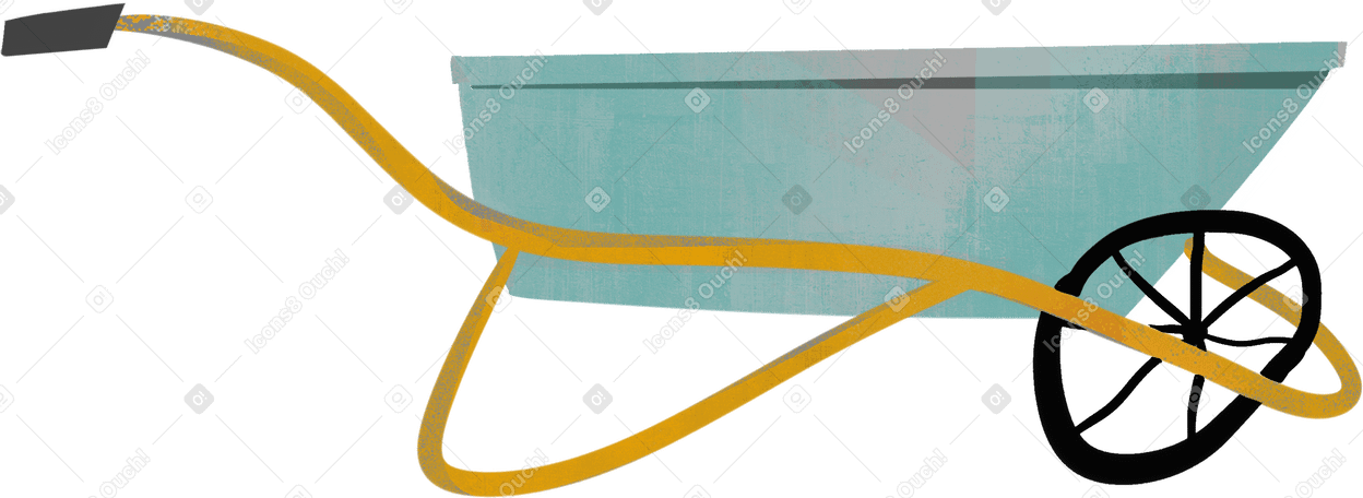 wheelbarrow Illustration in PNG, SVG