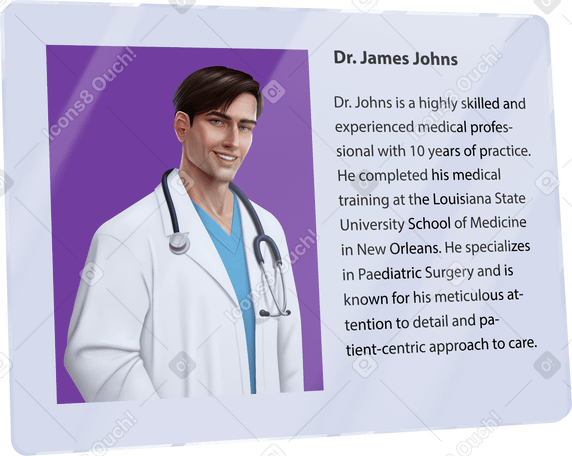 doctor profile PNG, SVG