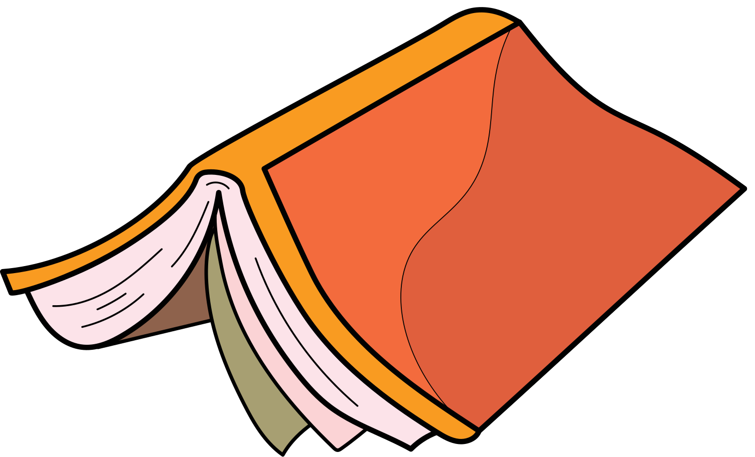 Open book Illustration in PNG, SVG