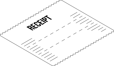 transaction receipt PNG, SVG