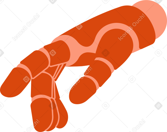 right robot hand PNG, SVG
