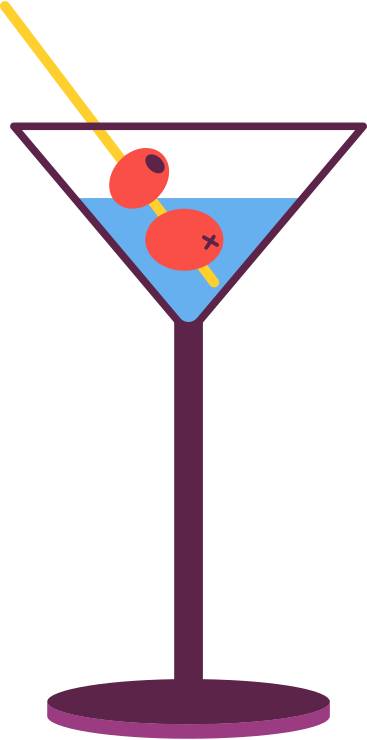 martini cocktail PNG, SVG