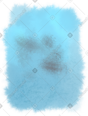 blue watercolor stain PNG, SVG