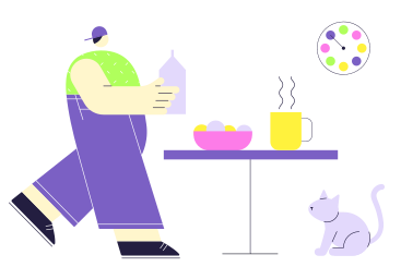 Breakfast with a pet PNG, SVG