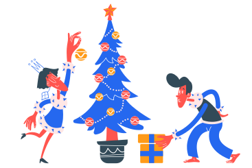 Preparing for Christmas PNG、SVG