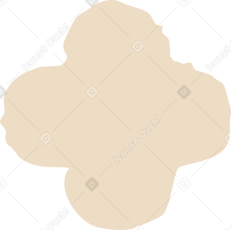 beige quatrefoil PNG, SVG
