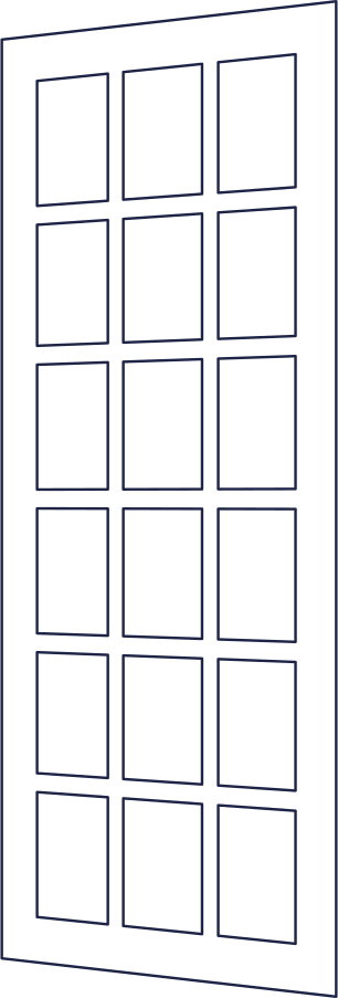 door 2 line Illustration in PNG, SVG