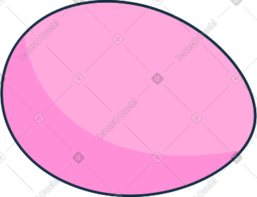 Pink easter egg PNG, SVG