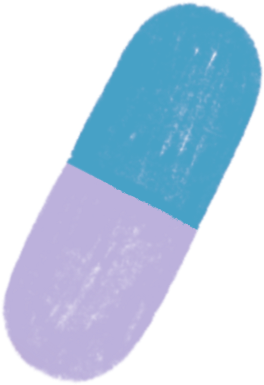 blue purple pill PNG, SVG