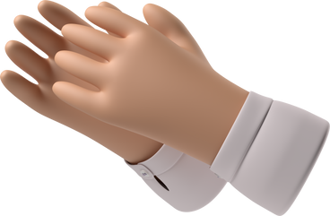 Clapping tanned skin hands PNG, SVG