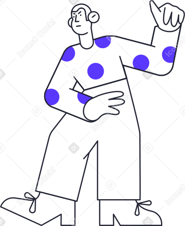 man in a shirt Illustration in PNG, SVG