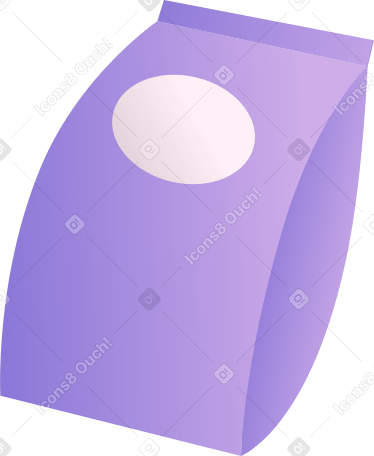 purple pack of cookies Illustration in PNG, SVG
