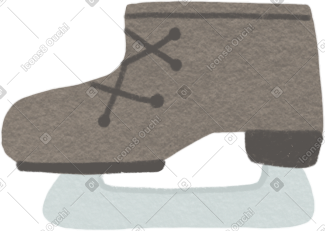 Skates grey PNG, SVG