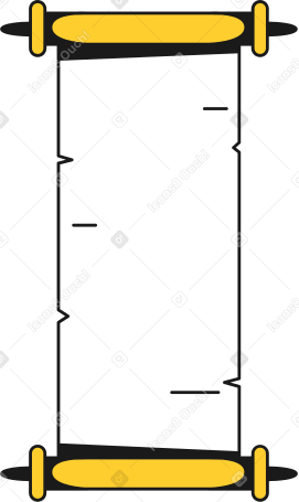 scroll Illustration in PNG, SVG