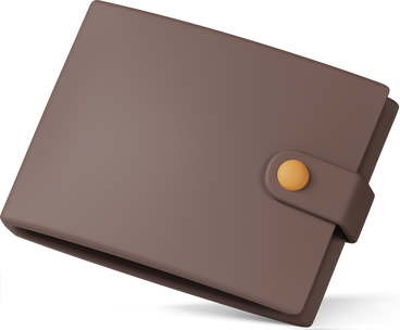 brown wallet PNG, SVG