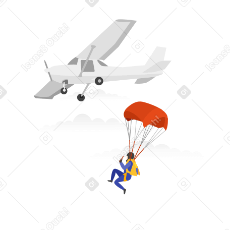  Skydiving PNG, SVG