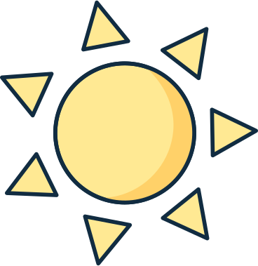 little yellow sun PNG, SVG