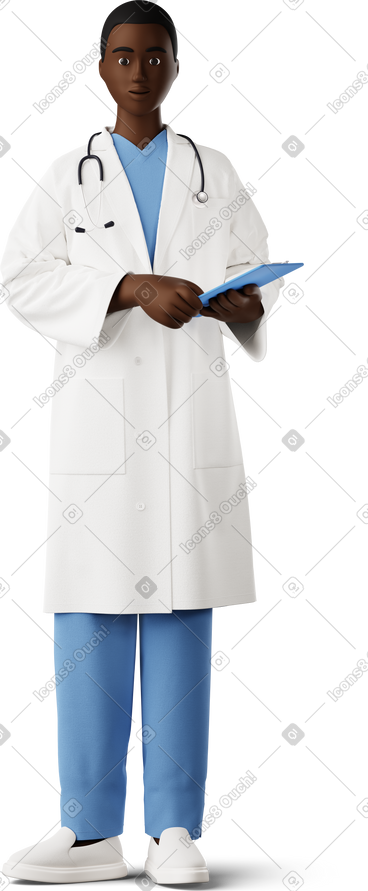 Doctor with clipboard PNG, SVG