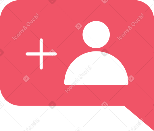 new follower bubble Illustration in PNG, SVG