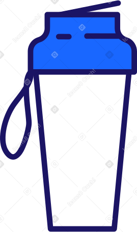 fitness cocktail shaker Illustration in PNG, SVG