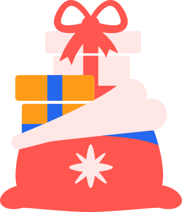 Bolsa con regalos PNG, SVG