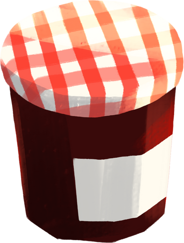 Jar of jam в PNG, SVG