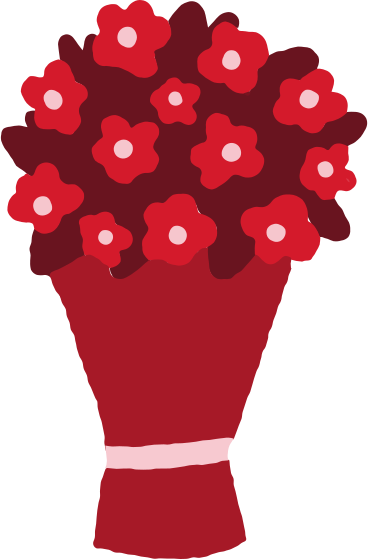 flowers bouquet PNG, SVG