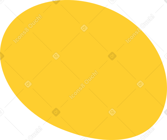 yellow oval Illustration in PNG, SVG