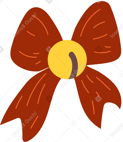 bell bow Illustration in PNG, SVG