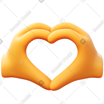 Heart hands PNG, SVG